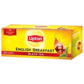 Lipton Чай черный Английский Завтрак 25 пакетиков 114018 фото
