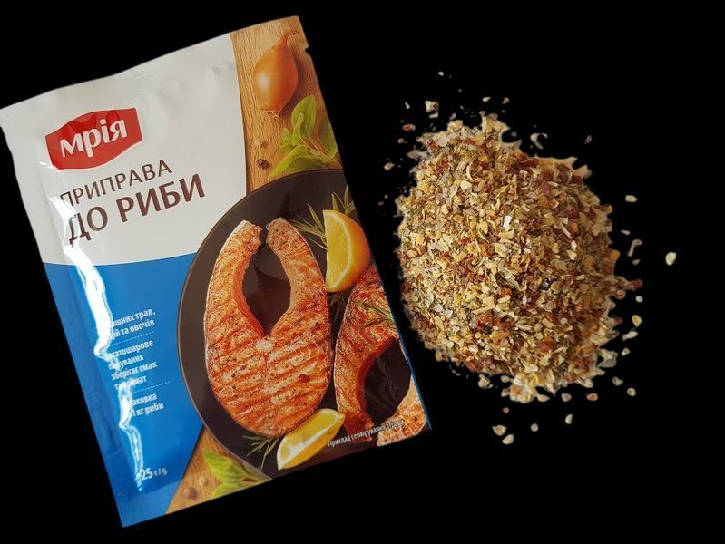Смесь пряностей для рыбы и морепродуктов ТМ Мрія 25 грамм 400321 фото