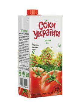 Сік Томатний Соки України 1 літр 401018 фото