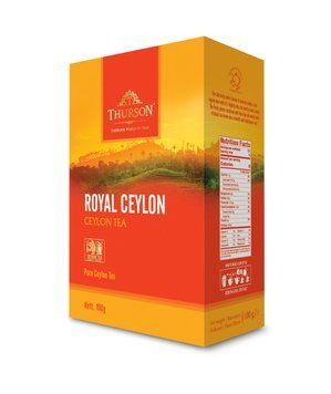 Чай чорний крупнолистовий цейлонський Thurson Royal Ceylon 100 грамів без добавок і ароматизаторів 108002 фото