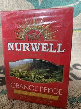 Великолистовий чорний цейлонський чай NURWELL Orange Pekoe 100 грамів 145003 фото