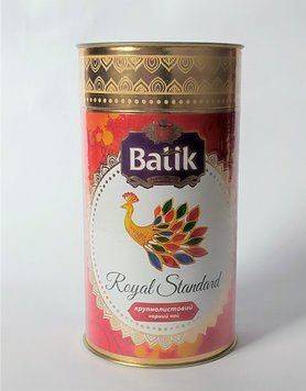 Чай чорний великолистовий Batik&nbsp;Royal Standart 70 грамів 116024 фото