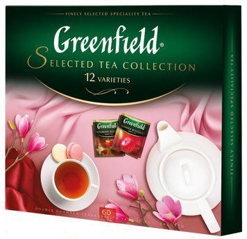 Подарунковий набір чаю Greenfield Premium Tea Collection 60 пак. 130135 фото