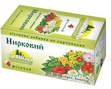 Фіточай Карпатська лічниця Нирковий збір №4 25 пакетиків для підтримки здоров&rsquo;я нирок 113008 фото