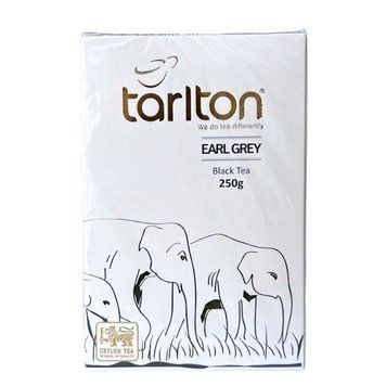 Чай чорний середньолистовий Тарлтон Earl Grey з бергамотом 250 г 104147 фото