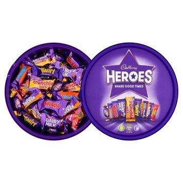 Подарунковий набір цукерок Heroes від Cadbury 550 грамів Великобританія 301110 фото