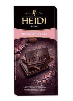 Шоколад черный Heidi Himalayan Salt с гималайской солью 80г 304020 фото