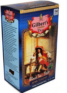 Черный цейлонский среднелистовой чай Gilbert's Аристократ 100 грамм 127008 фото