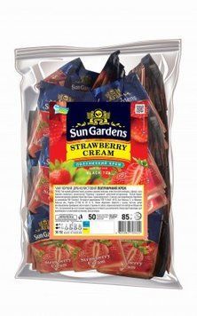 Чай черный Sun Gardens Strawberry Cream с клубникой 40 пакетиков в конвертах 106096 фото