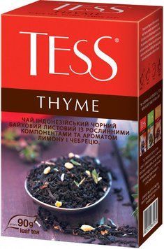 Чай черный с тимьяном TESS Thyme 90 гр. 103024 фото