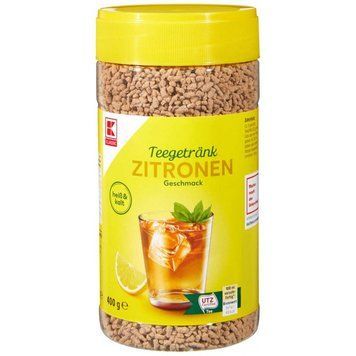 Чай гранулированный растворимый терпкий Kaufland со вкусом лимона 400 грамм в банке 153009 фото