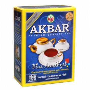 Чай чорний великолистовий Akbar Blue Amethyst 100 г 148007 фото