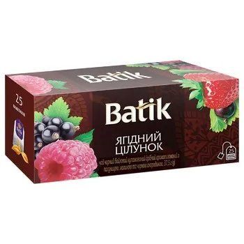 Чай чорний із ягодами Batik Ягідний поцілунок 25 пакетиків 116022 фото