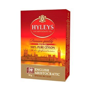 Чай чорний листовий Hyleys Англійський Аристократ 50 грамів 149101 фото