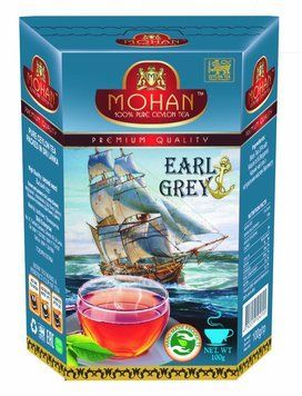 Чорний цейлонський чай з олією бергамоту Mohan Earl Grey 100 грамів 144001 фото