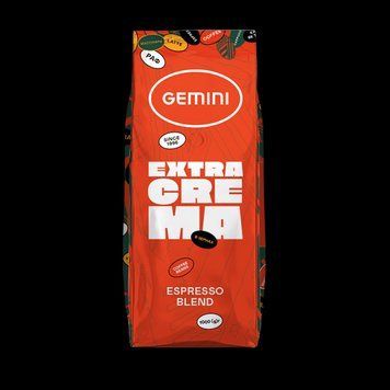 Кофе зерновой Gemini Экстра Крема 1 кг купаж эспрессо ароматный 257011 фото
