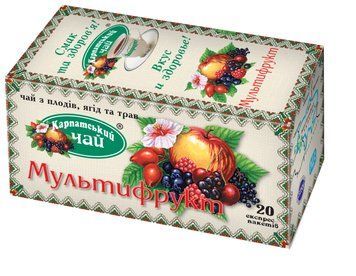 Чай Карпатский Мультифрукт 20 экспресс-пакетиков 152018 фото