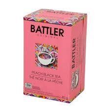 Чай чорний з персиком Battler Peach Black Tea Pyramid 20 пакетиків 102046 фото