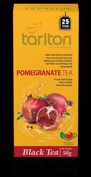 Чай черный пакетированный Тарлтон Pomegranate Black Tea со вкусом граната 25 пак х 2 г 104154 фото