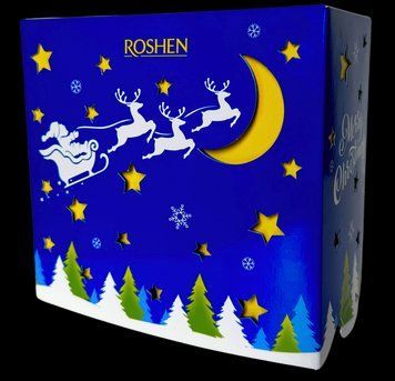 Набір цукерок Різдвяне небо Roshen, 508 г 320161 фото