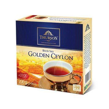 Чай чорний цейлонський Thurson Golden Ceylon 100 пакетиків 108028 фото