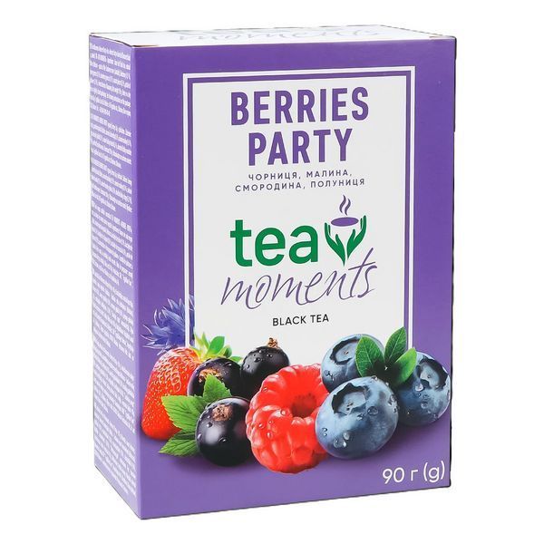Чай черный с ягодами Tea Moments Berries Party 90 грамм 150064 фото