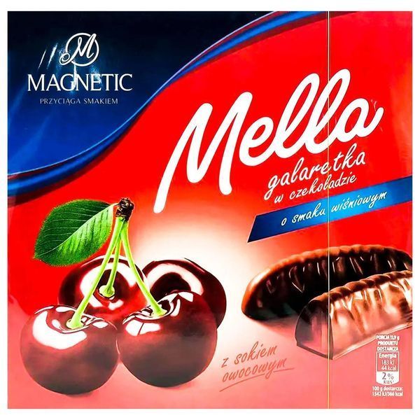 Шоколадні цукерки з вишневою начинкою Mella 190 грамів 301108 фото