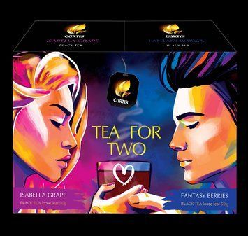 Подарунковий набір листового чаю Curtis Tea For Two 150041 фото