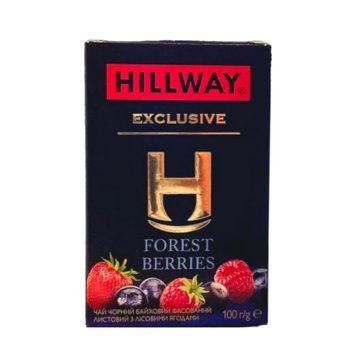 Чай чорний HILLWAY Forrest Berries з ягодами 100 грамів 144028 фото