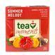 Чай каркаде Curtis в новом дизайне Tea Moments Summer Melody с яблоком и малиной 20 пирамидок 150002 фото 1