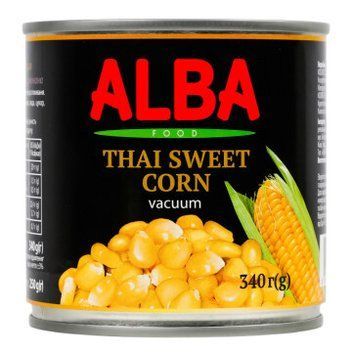 Кукуруза сахарная Alba Food вакуумированная, 340 г 611001 фото