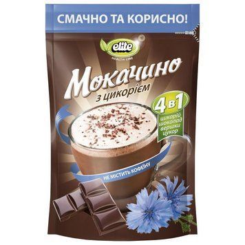 Розчинний напій із цикорію 3 в 1 Мокачино Elite без кофеїну 190 грамів 351008 фото