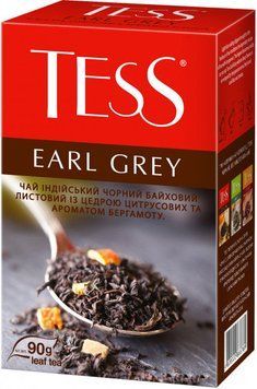 Чай черный с бергамотом TESS Earl Grey 90 гр. 103031 фото