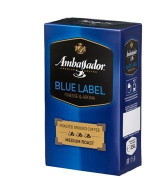 Кава мелена Ambassador Blue Label 230 г 209006 фото