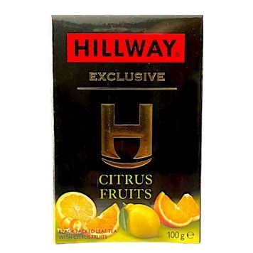 Чай чорний HILLWAY Citrus Fruits з лимоном 100 грамів 144030 фото