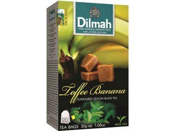 Чай чорний Dilmah Іриска Банан 20х1.5г*12 156006 фото