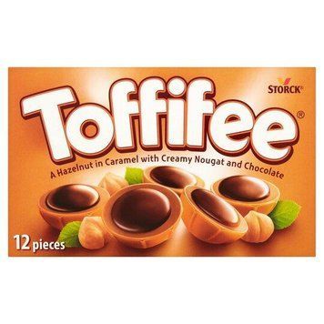 Карамельні цукерки Toffifee з лісовим горіхом, нугою та шоколадом 100 грамів 307027 фото