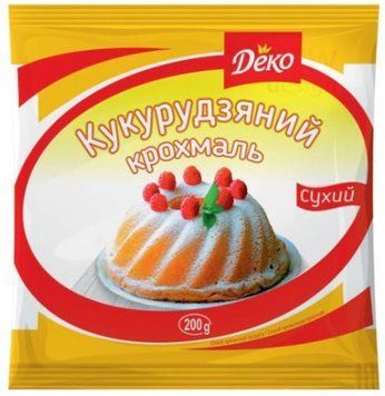 Крахмал кукурузный ТМ Деко 200 грамм 500102 фото