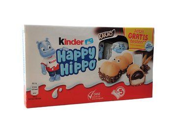 Батончики Kinder Happy Hippo Kakao 5 шт. по 20,7 г 324002 фото