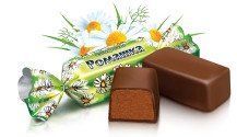 Шоколадные конфеты Ромашка Roshen 250 г классические пралиновые конфеты в шоколадной глазури 320078 фото