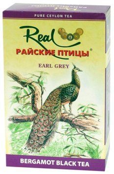 Реал Райські пташки Ерл Грей чорний чай з бергамотом середньолистовий 250 грам 111007 фото