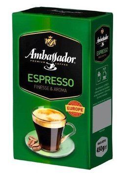Кава мелена Ambassador Espresso 450 г 209009 фото
