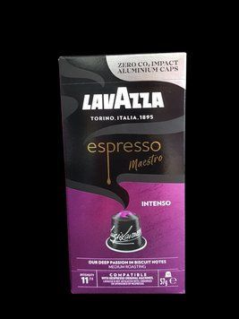 Кава в капсулах Lavazza Espresso Intenso Maestro суміш арабіки та робусти для кавомашин Nespresso 10 шт. 202467 фото