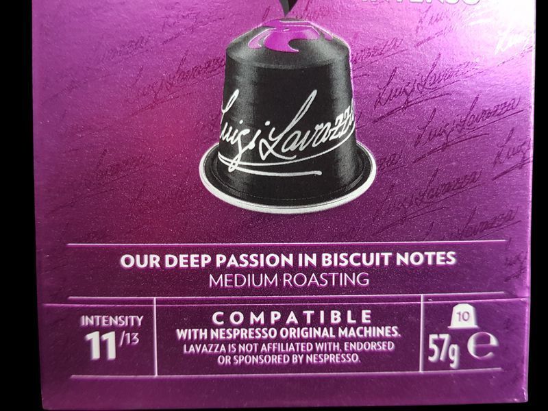 Кава в капсулах Lavazza Espresso Intenso Maestro суміш арабіки та робусти для кавомашин Nespresso 10 шт. 202467 фото