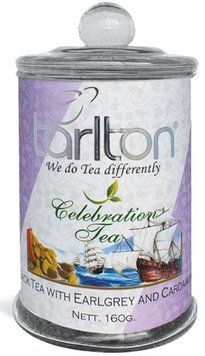 Чай черный листовой Тарлтон Celebration Tea с кардамоном, шафраном, бергамотом 160 г в стеклянной банке 104138 фото