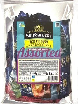Набір чаю Sun Gardens British Assorted Set 96 пакетика 106109 фото
