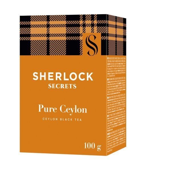 Черный цейлонский чай Sherlock Secrets Pure Ceylon 100 грамм | Чай Ричард в новом дизайне 109003 фото