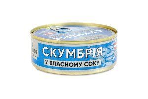 Скумбрия в собственном соку Craft Fish, 240 г 610008 фото