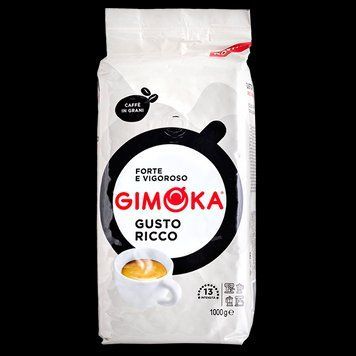 Кава зернова Gimoka Gusto Ricco Bianco міцна 1000 г 210010 фото
