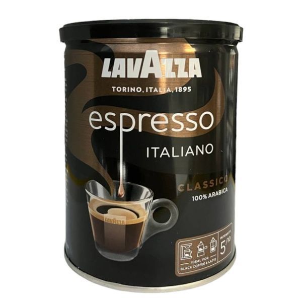 Мелена кава Lavazza Espresso 250 грам в жерстяній банці 202440 фото